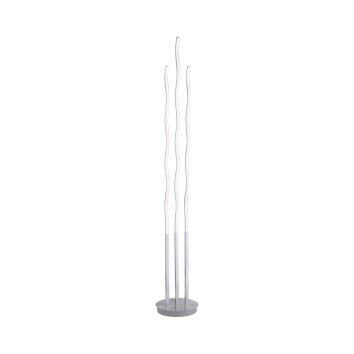 Leuchten Direkt Ls-WAVE Staande lamp LED roestvrij staal, 3-lichts, Afstandsbediening, Kleurwisselaar Leuchten Direkt Ls-WAVE Staande lamp LED roestvrij staal, 3-lichts, Afstandsbediening, Kleurwisselaar