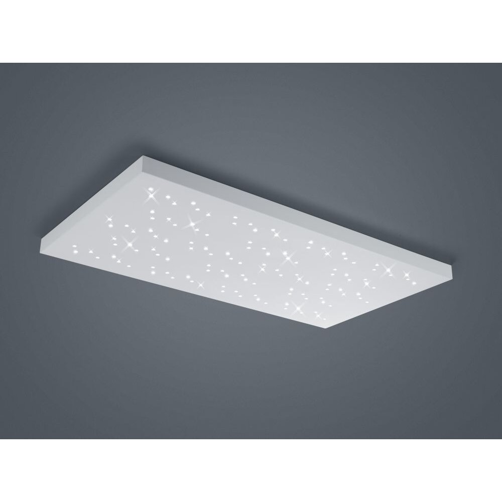 Trio TITUS Plafondlamp LED Wit, 1-licht, Afstandsbediening main product photo