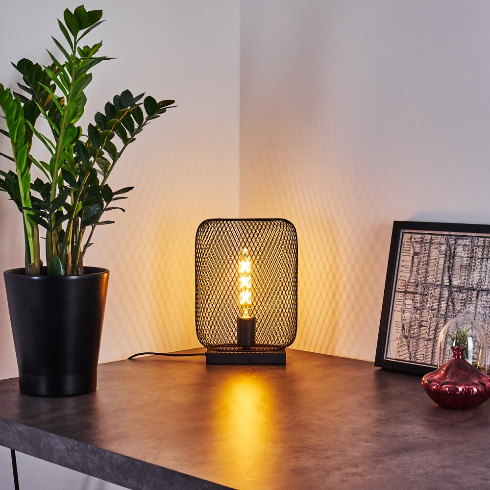 Moholm Tafellamp Zwart, 1-licht