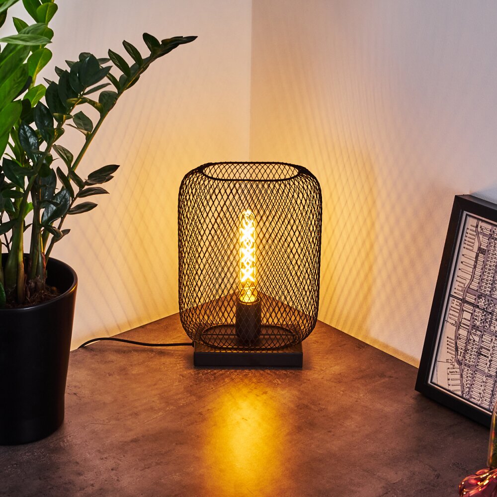 Moholm Tafellamp Zwart, 1-licht