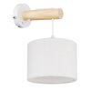Globo RAFA Muurlamp Bruin, Wit, 1-licht