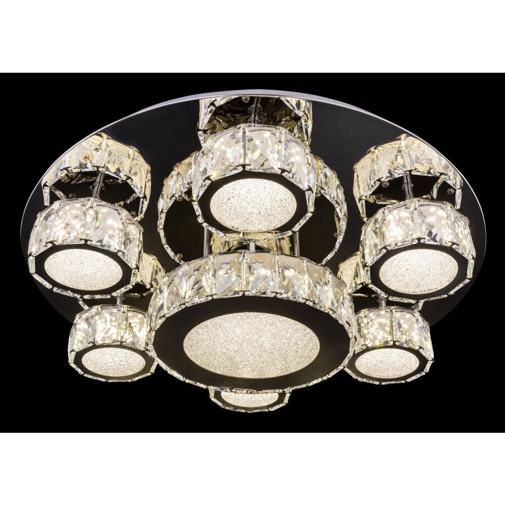 Globo AMUR Plafondlamp LED Chroom, 1-licht