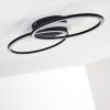 Lithgow Plafondlamp LED Zwart, 1-licht