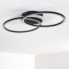 Lithgow Plafondlamp LED Zwart, 1-licht