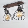 Bitterroot Plafondlamp Bruin, Hout donker, 2-lichts