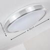 Wutach Plafondlamp Wit, 1-licht