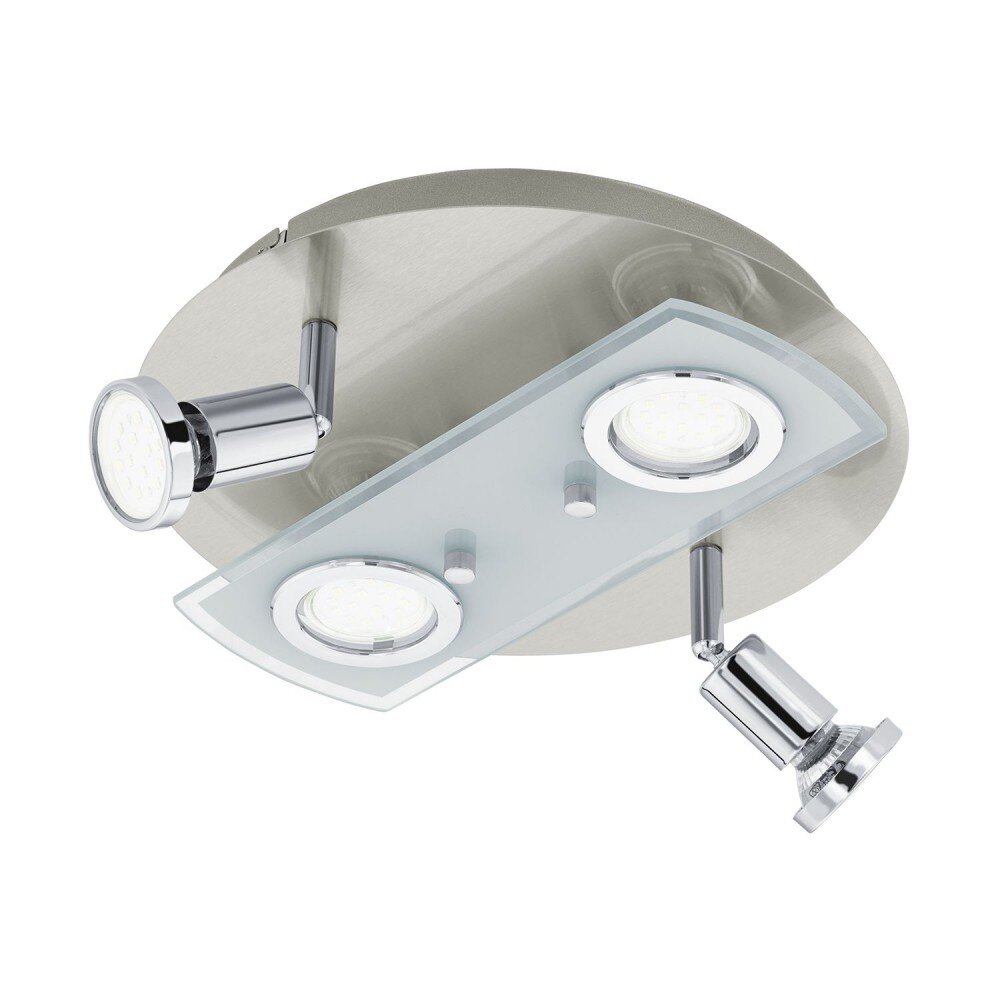Eglo PAWEDO 1 Plafondlamp LED Chroom, Nikkel mat, 4-lichts main product photo