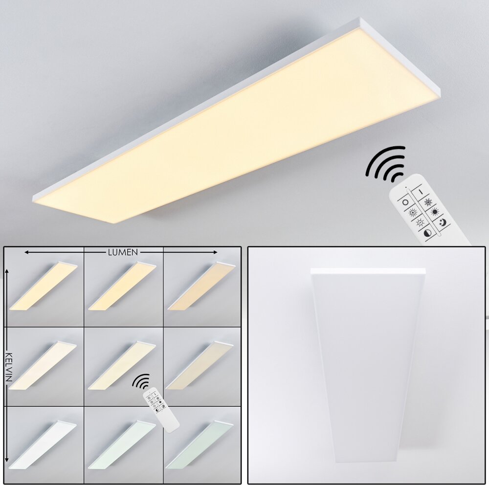 Bankura Plafondlamp LED Wit, 1-licht, Afstandsbediening main product photo