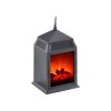 Leuchten-Direkt CHIMNEY Open haard LED Zwart, 6-lichts