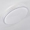 Norra Plafondlamp LED Wit, 1-licht, Afstandsbediening