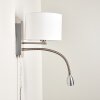 Wiby Muurlamp LED Nikkel mat, 2-lichts
