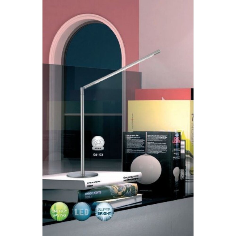 Globo ORION Tafellamp Chroom, Nikkel mat, 48-lichts main product photo