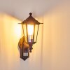 Loria Buiten muurverlichting Zwart, 1-licht