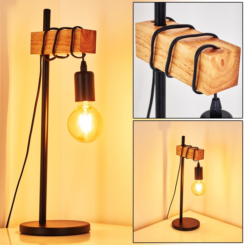 Barbengo Tafellamp Bruin, Zwart, 1-licht main product photo