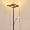 Lasona Staande lamp LED Bruin, Zilver, 2-lichts
