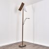 Lasona Staande lamp LED Bruin, Zilver, 2-lichts