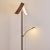 Lasona Staande lamp LED Bruin, Zilver, 2-lichts