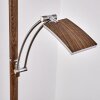 Lasona Staande lamp LED Bruin, Zilver, 2-lichts