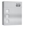 CMD Brievenbus met gravure roestvrij staal