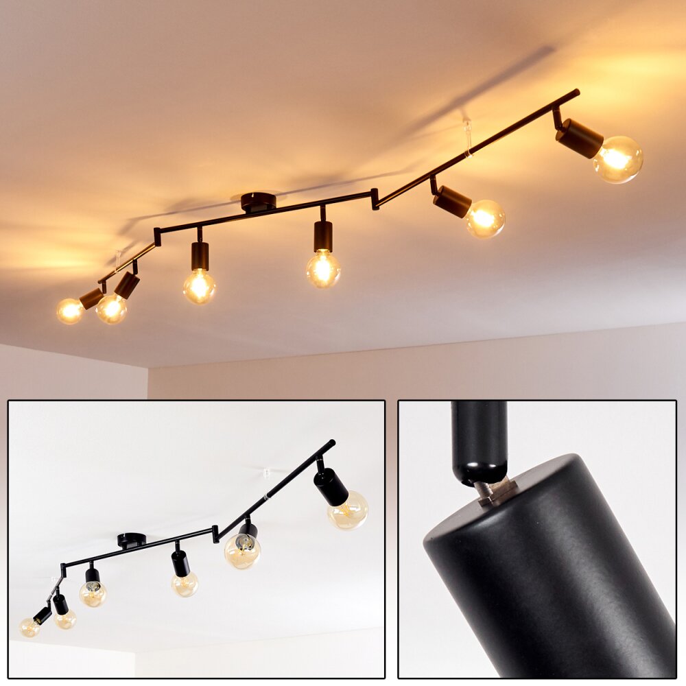 Maidford Plafondlamp Zwart, 6-lichts main product photo