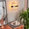 Avellino Muurlamp Chroom, Chroom geborsteld, 1-licht
