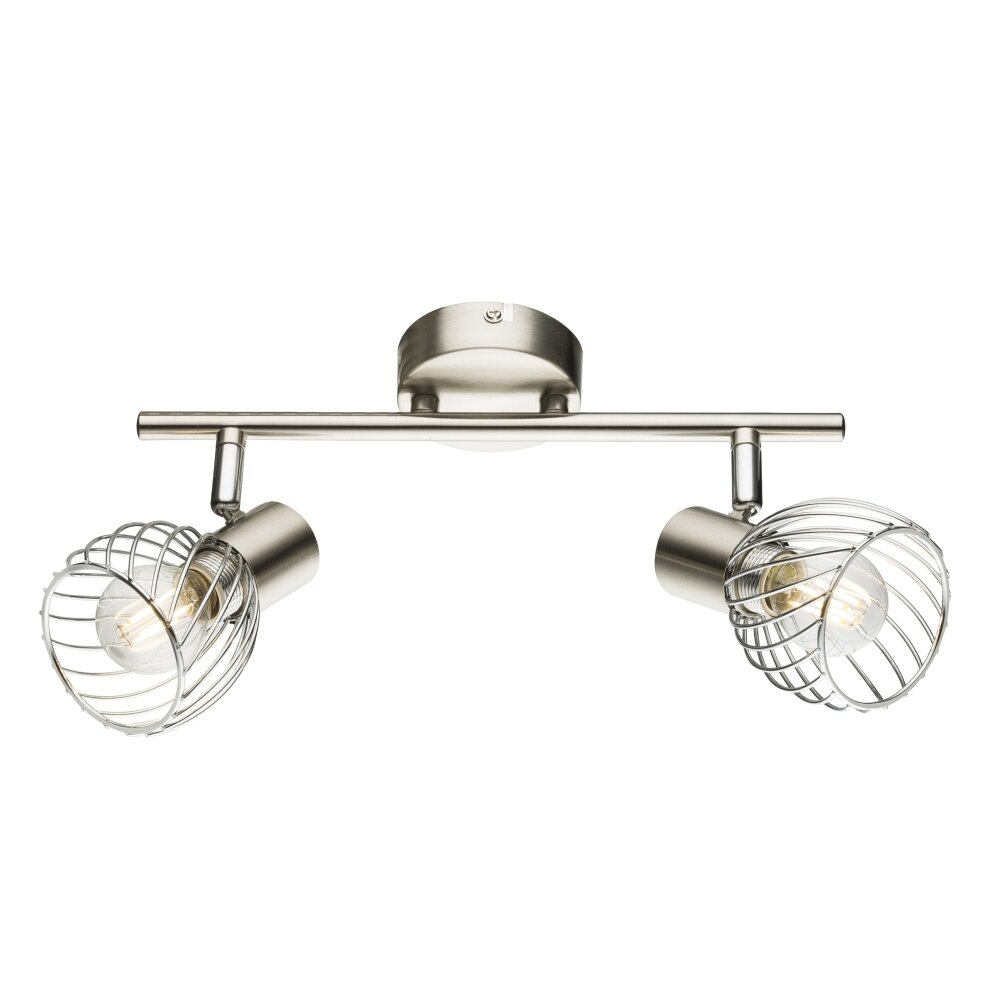 Globo Texas Spot Nikkel mat, 2-lichts main product photo