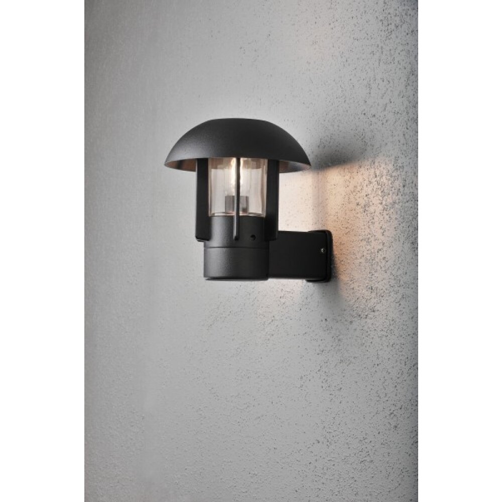 Konstsmide Heimdal Muurlamp Zwart, 1-licht main product photo