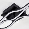 Flow Plafondlamp LED Zwart, 2-lichts