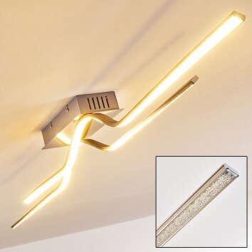Jamjo Plafondlamp LED Nikkel mat, 1-licht