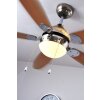 Globo AZURA Ventilator Nikkel mat, 1-licht