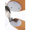 Globo AZURA Ventilator Nikkel mat, 1-licht
