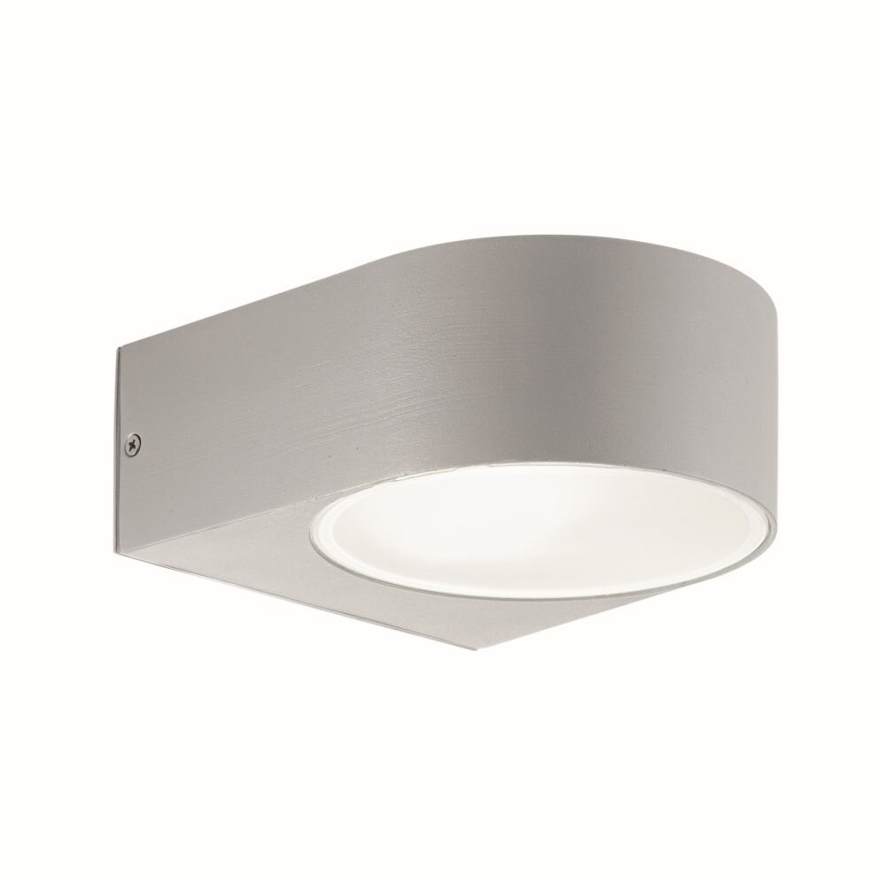 Ideallux IKO Buiten muurverlichting Grijs, 1-licht main product photo