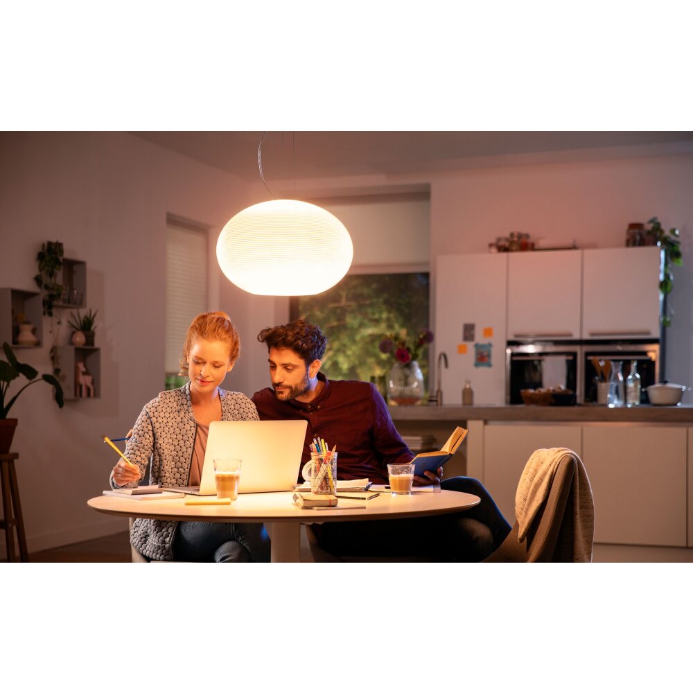Philips Hue Ambiance White & Color Flourish Hanglamp LED Wit, 1-licht, Kleurwisselaar