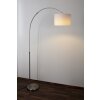 Trio Hotel Staande lamp roestvrij staal, Nikkel mat, 1-licht