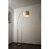 Trio Hotel Staande lamp roestvrij staal, Nikkel mat, 1-licht