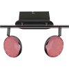 Brilliant Cassy Plafond spot LED Chroom, 2-lichts, Afstandsbediening, Kleurwisselaar