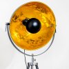 Saturn Staande lamp Chroom, Zwart, 1-licht