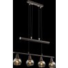 Globo Isla Hanger LED Brons, 4-lichts