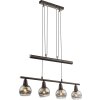 Globo Isla Hanger LED Brons, 4-lichts