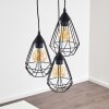 Kunir Hanger Zwart, 3-lichts