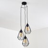 Kunir Hanger Zwart, 3-lichts