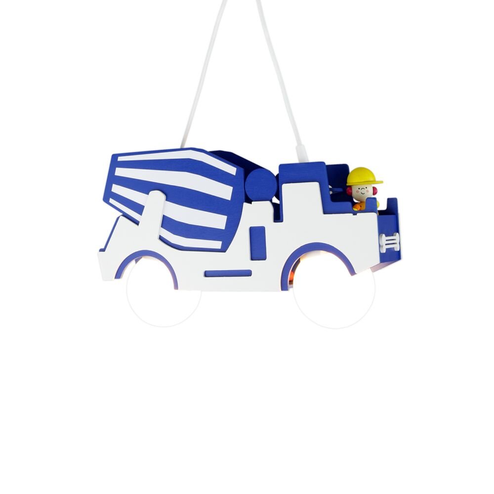 Elobra MARKUS Hanglamp Blauw, Wit, 2-lichts main product photo