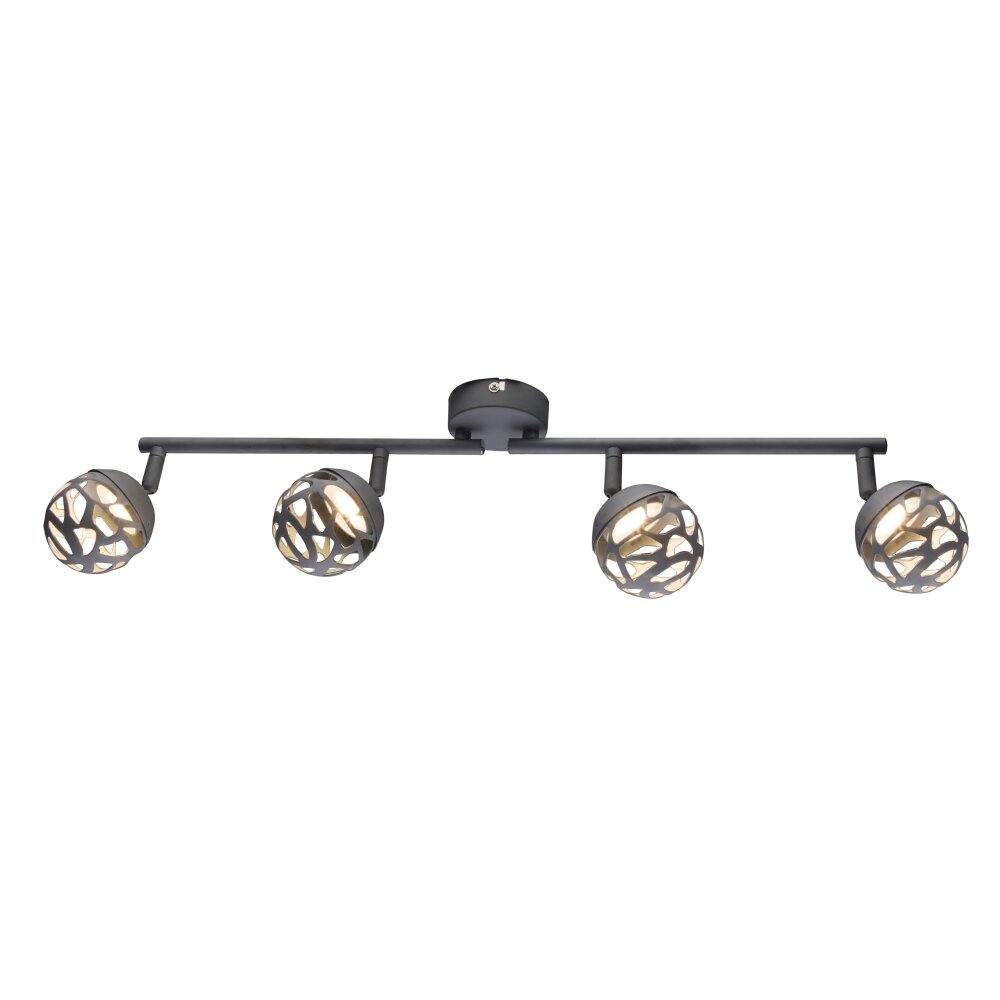 Globo OHIO Plafond straler LED Grijs, 4-lichts main product photo