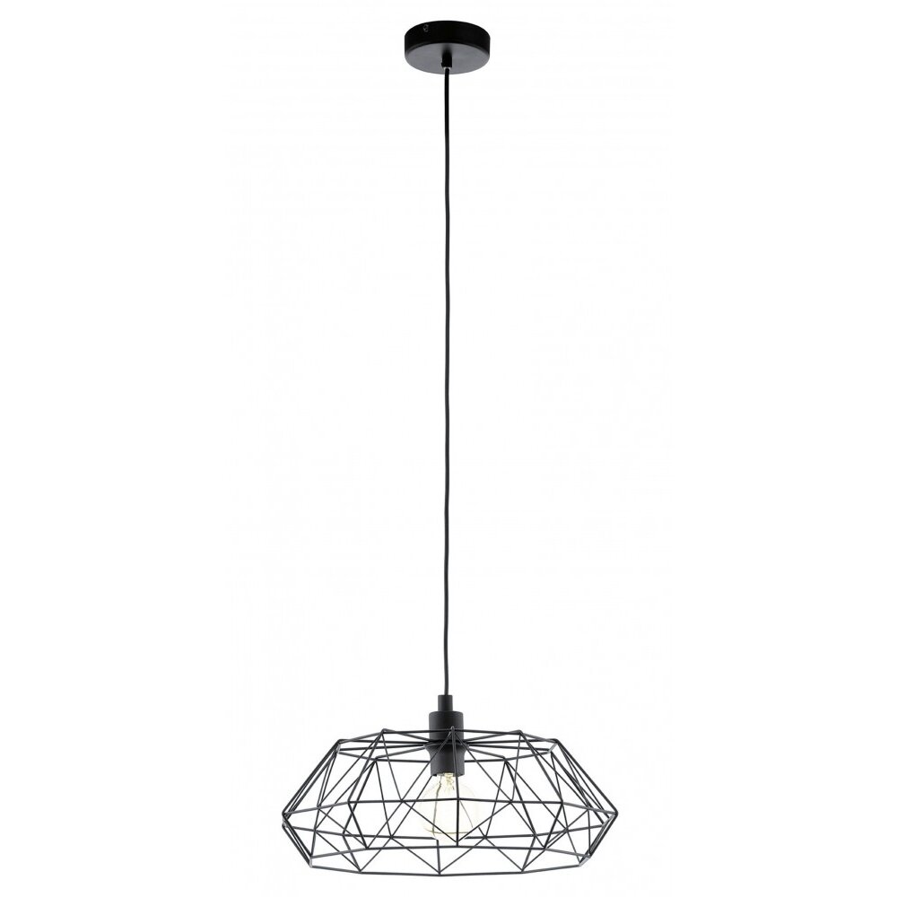 Eglo CARLTON 2 Hanglamp Zwart, 1-licht main product photo