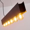 Fria Hanglamp Zwart, 6-lichts