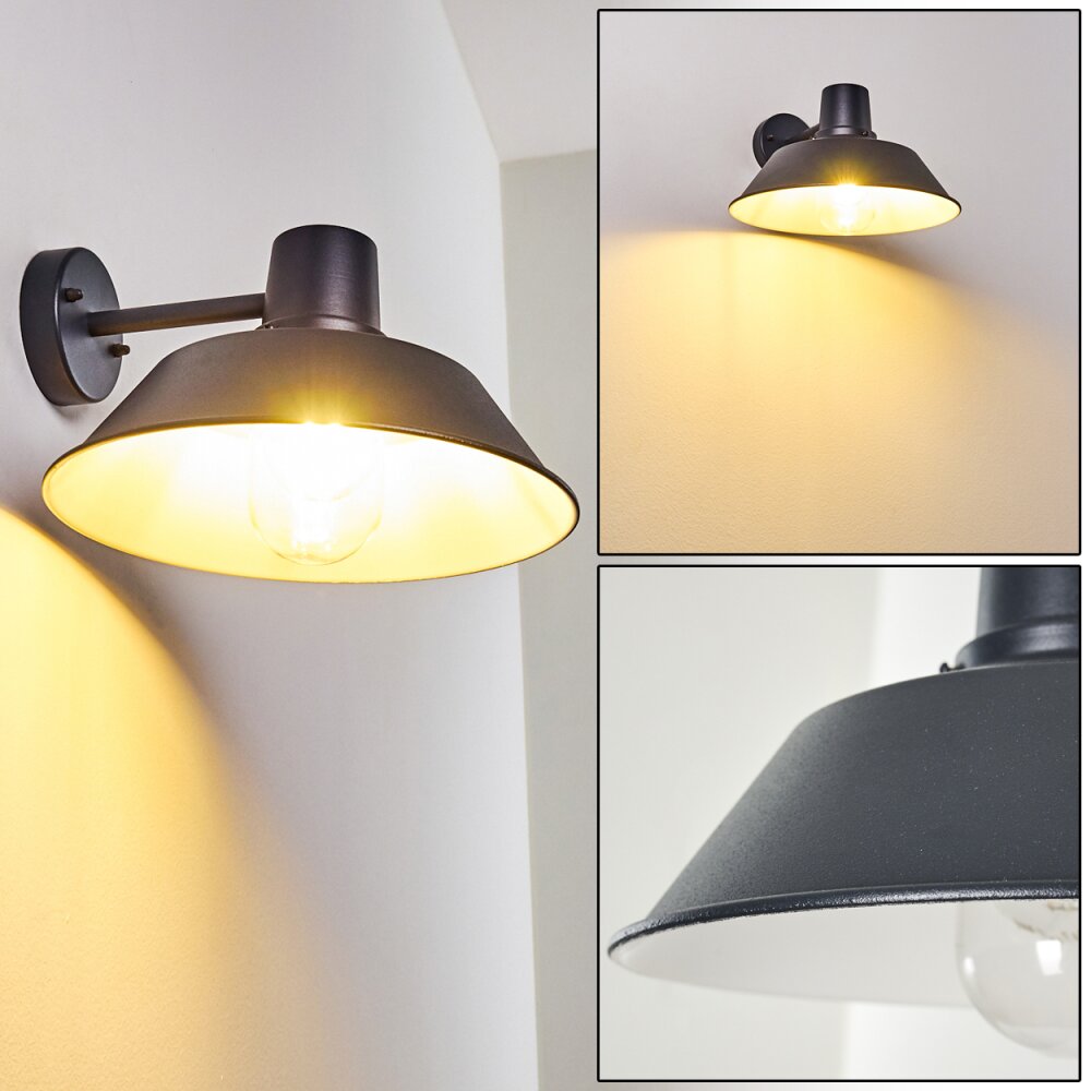 Maloja Buiten muurverlichting Zwart, 1-licht main product photo