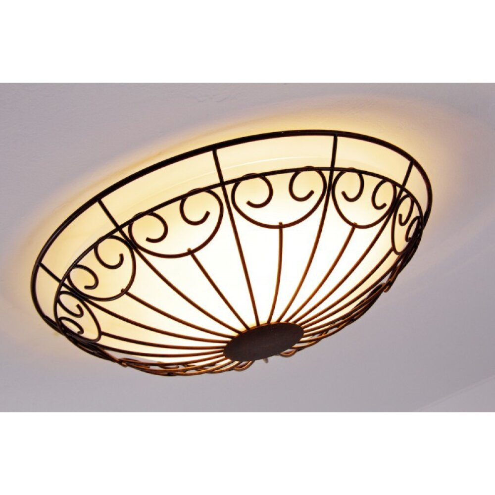 Eglo COLTI Muur en plafond verlichting Bruin, Donkerbruin, Roest, Wit, 2-lichts