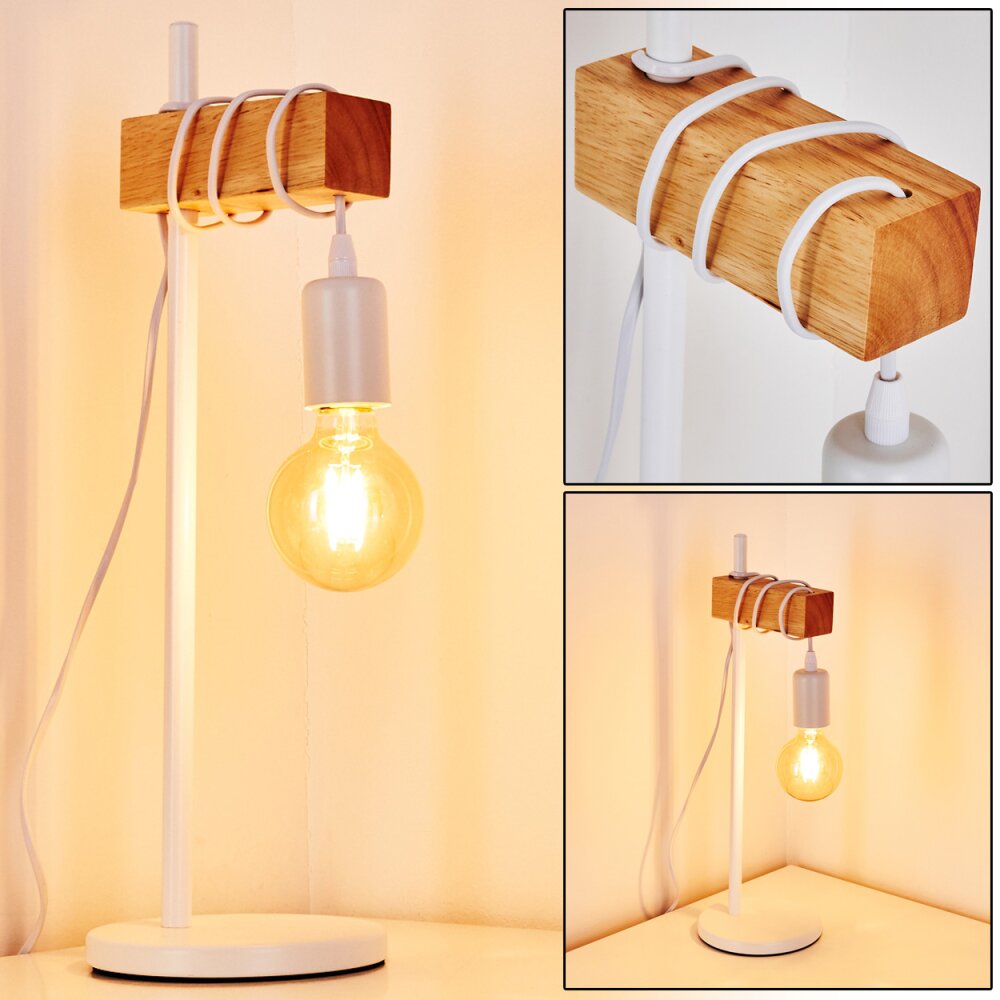 Barbengo Tafellamp Bruin, Wit, 1-licht main product photo