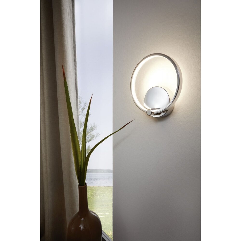 Eglo LASANA Muurlamp LED Chroom, 1-licht main product photo