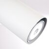 Zuoz Plafondlamp Chroom, Wit, 5-lichts